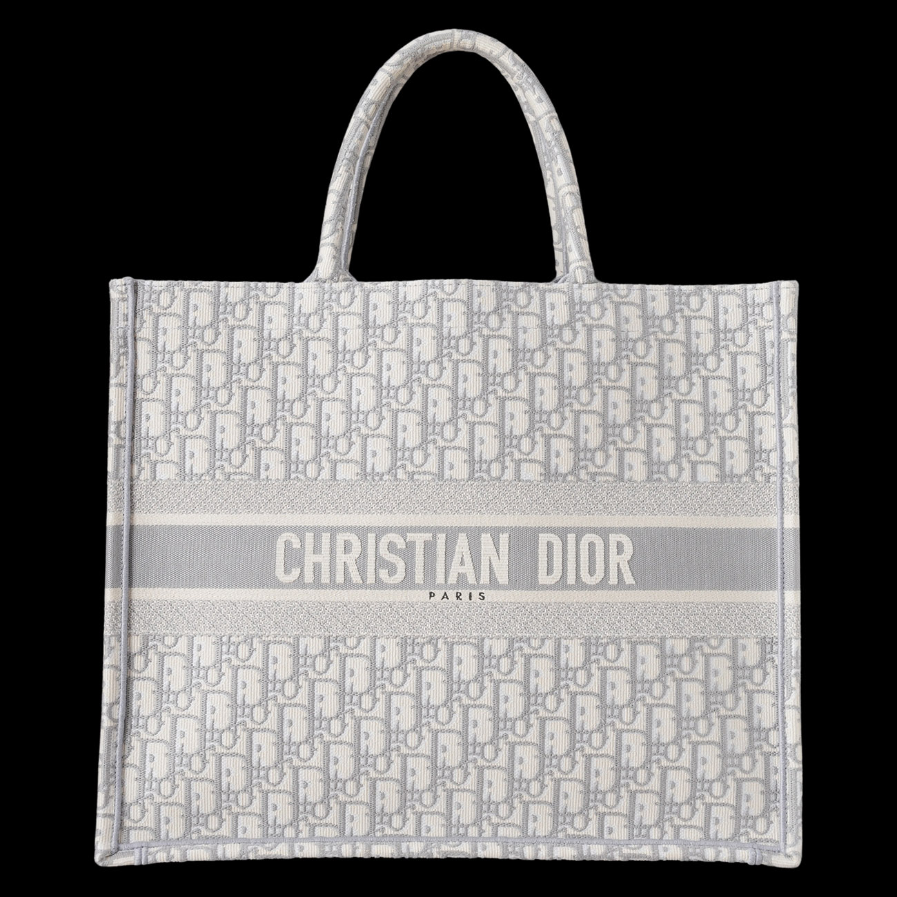 CHRISTIAN DIOR(USED)디올 오블리크 북토트 라지